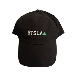 Tesla White Baseball Cap
